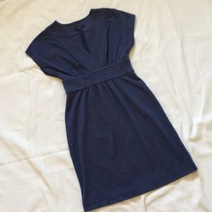 Banana Republic Blue Cap Sleeve Dress